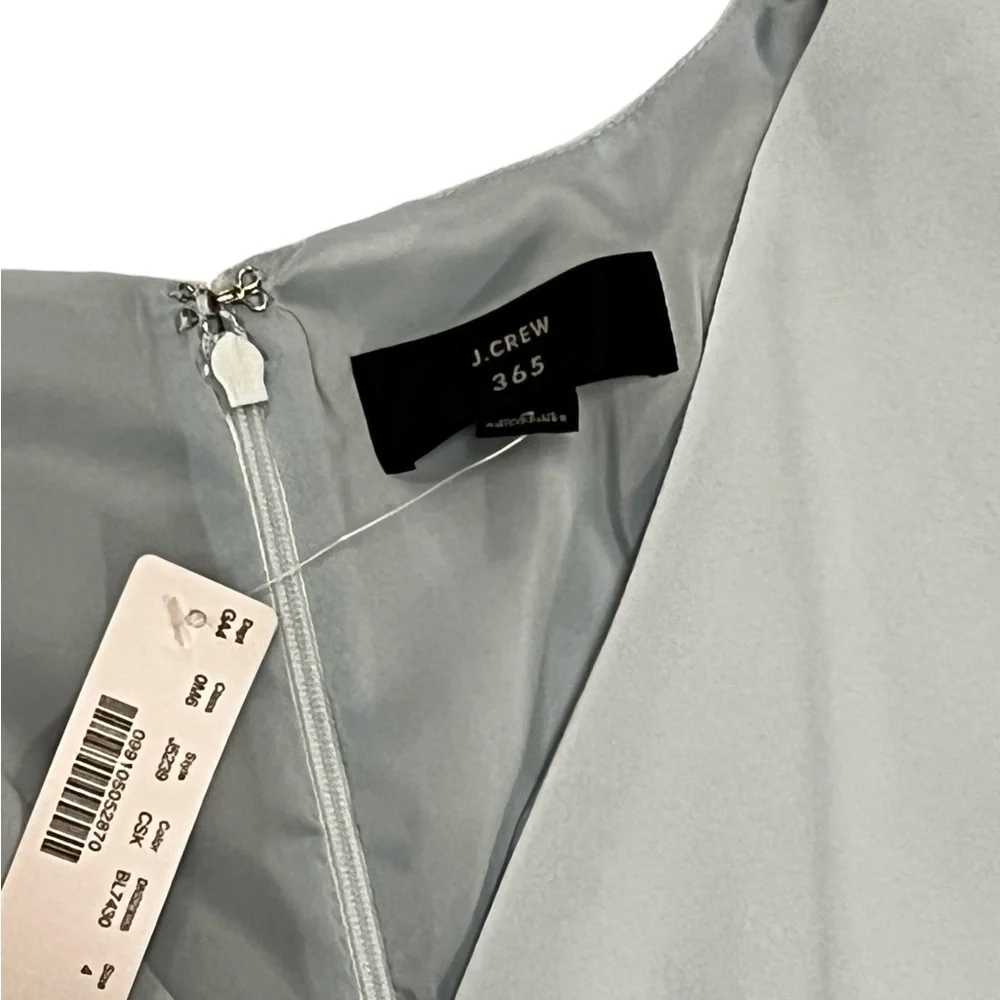 NWT J.Crew 365 Light Powder Blue Side-sash Dress Career Cocktail Event Sz 4 Work
